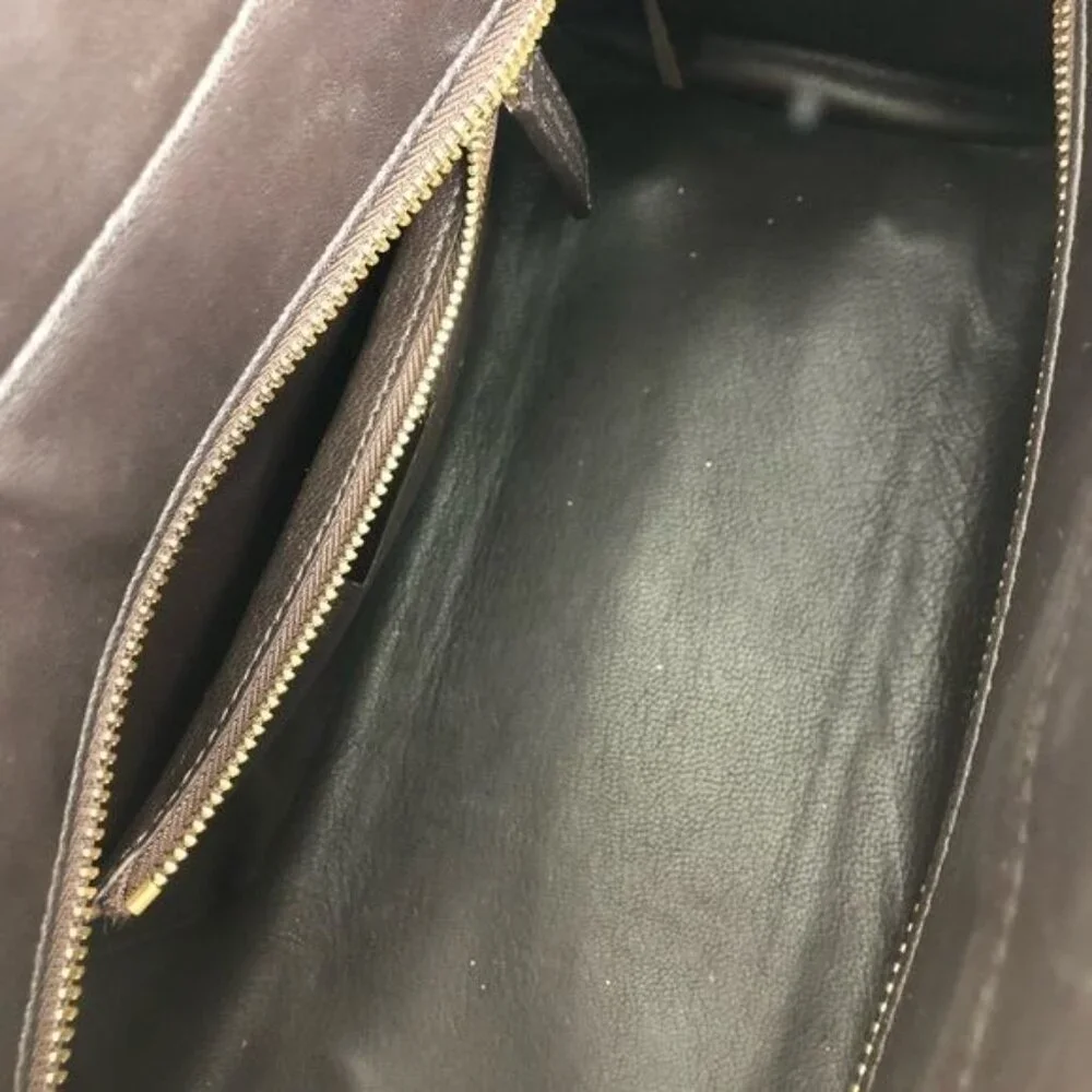 Michael Kors Gia Crocodile Embossed Leather Satchel in Barley - Picture 16 of 16